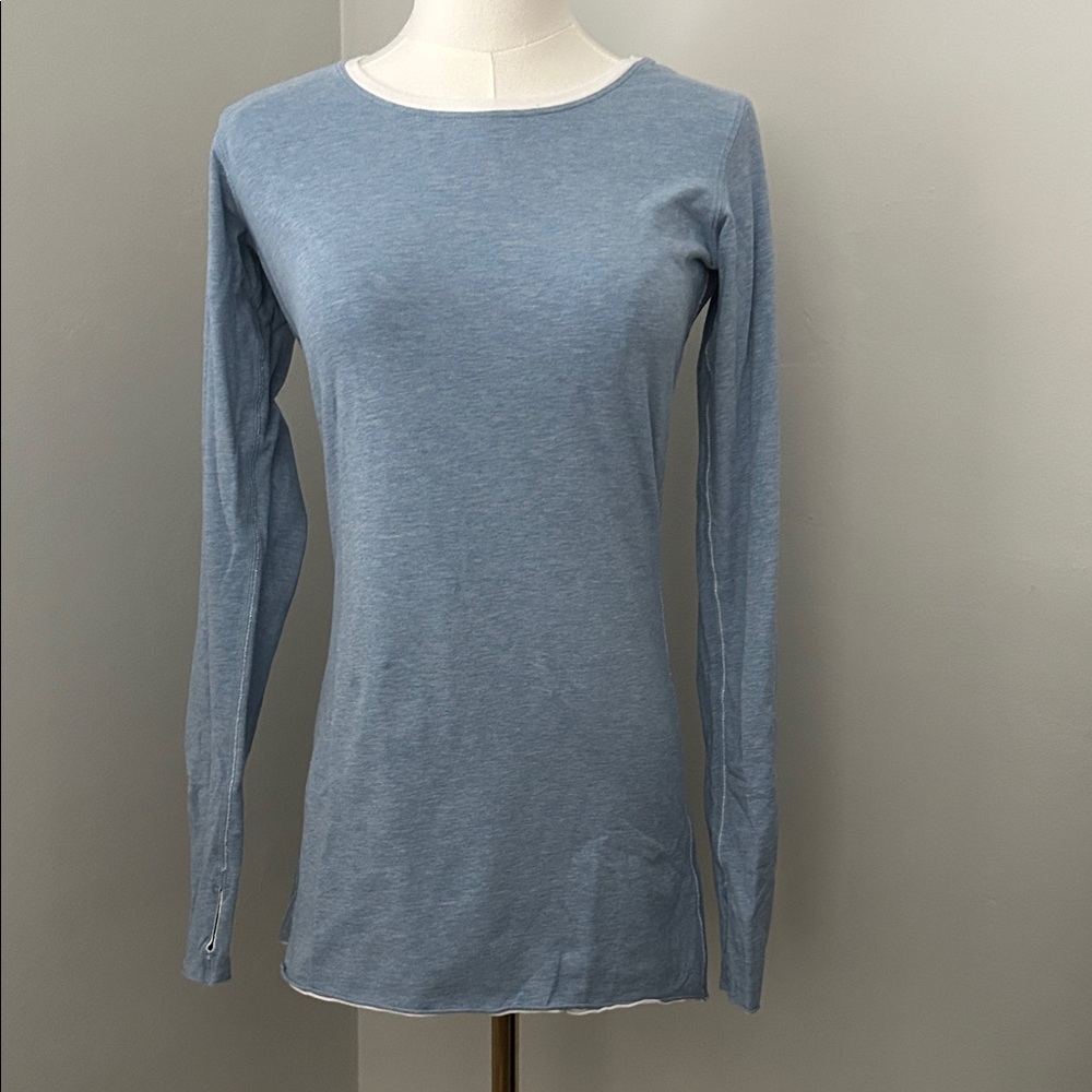 Reversible Lululemon Blue Long Sleeve Women's Top